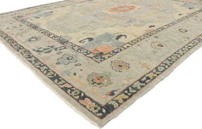 10 x 12 Contemporary Turkish Oushak Rug 53436