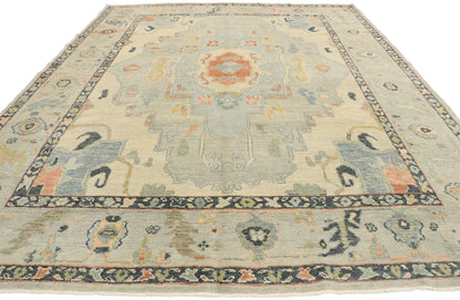 10 x 12 Contemporary Turkish Oushak Rug 53436