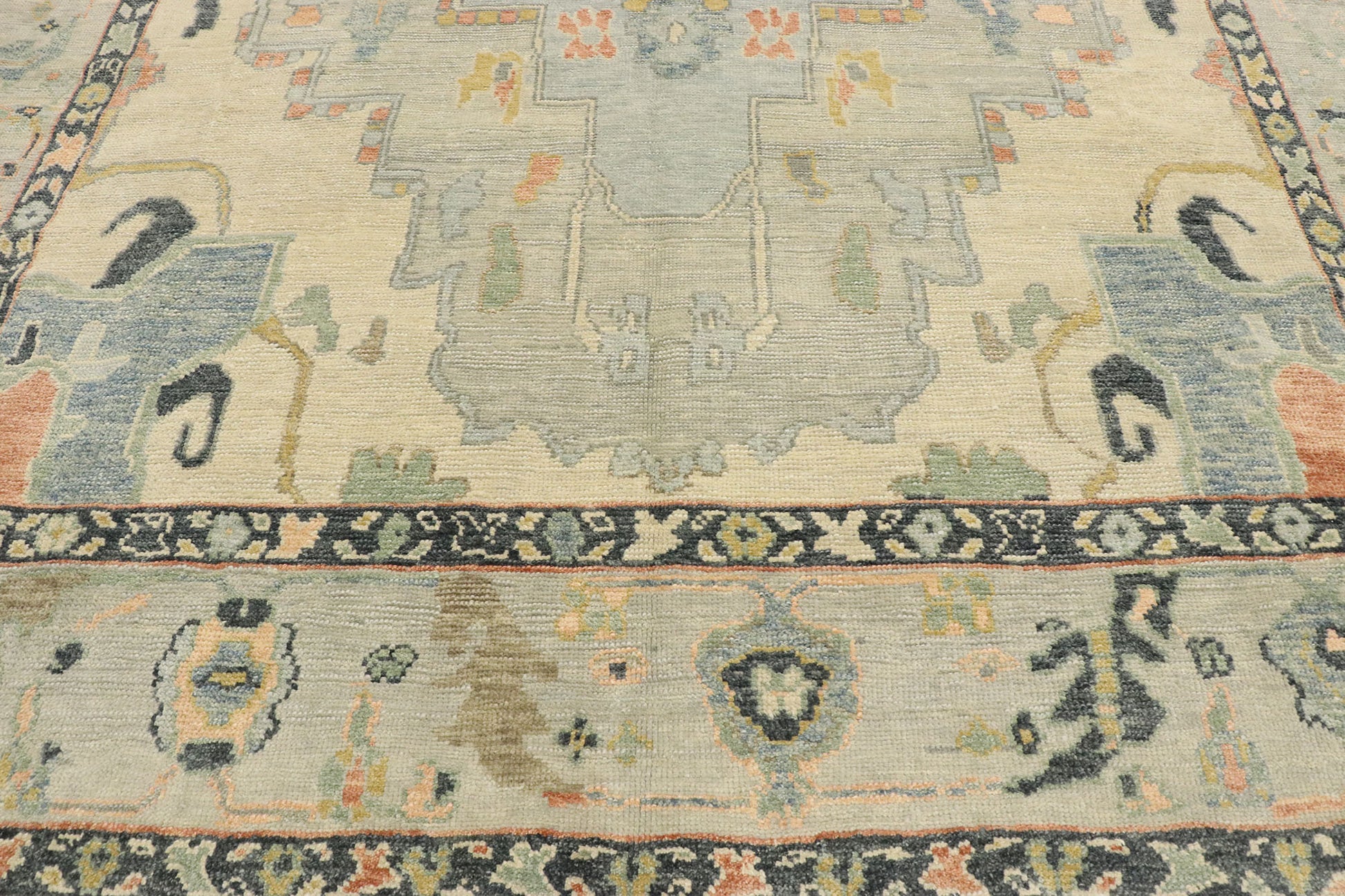10 x 12 Contemporary Turkish Oushak Rug 53436