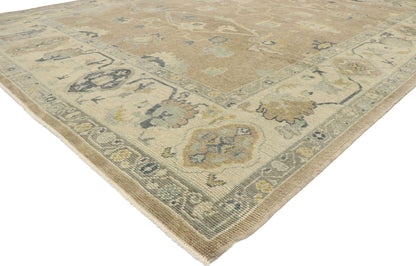 9 x 13 Contemporary Turkish Oushak Rug 53438