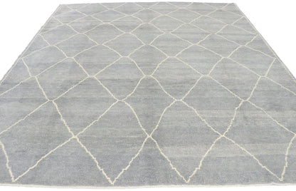 8 x 9 Turkish Gray Moroccan Rug 53439