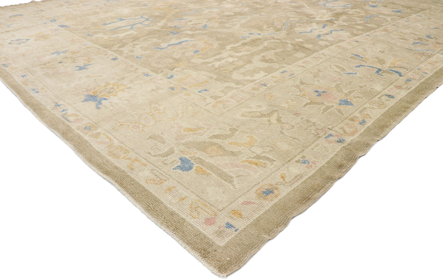 9 x 12 Contemporary Turkish Oushak Rug 53457