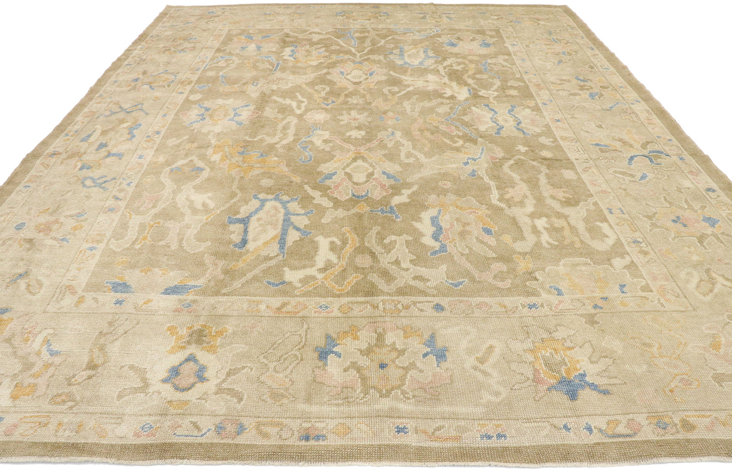 9 x 12 Contemporary Turkish Oushak Rug 53457