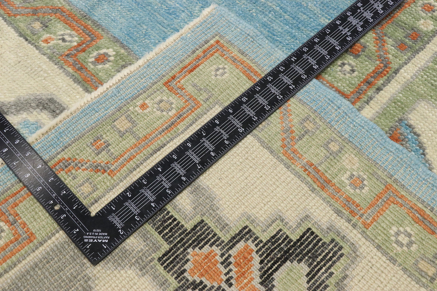 9 x 10 Colorful Turkish Oushak Rug 53460