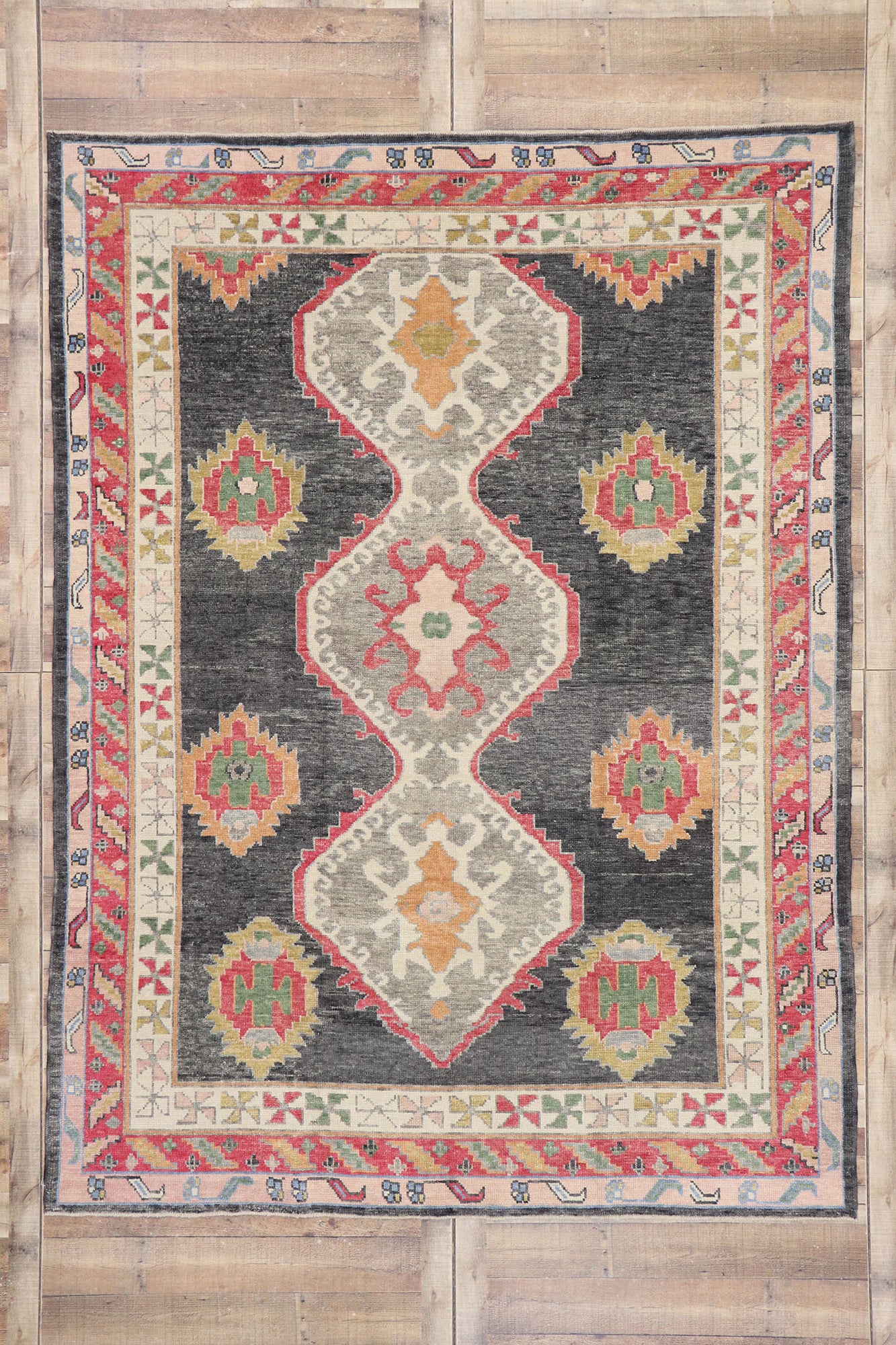 8 x 11 Contemporary Turkish Oushak Rug 53463