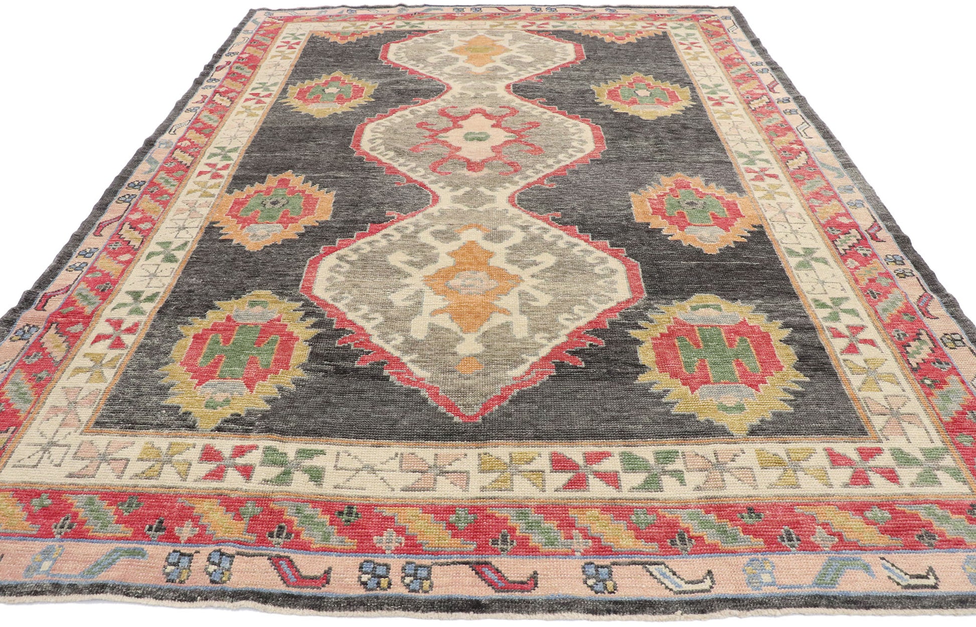 8 x 11 Contemporary Turkish Oushak Rug 53463