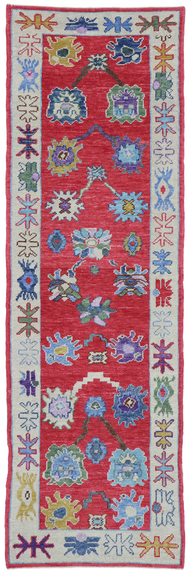 3 x 9 Turkish Oushak Runner 53464