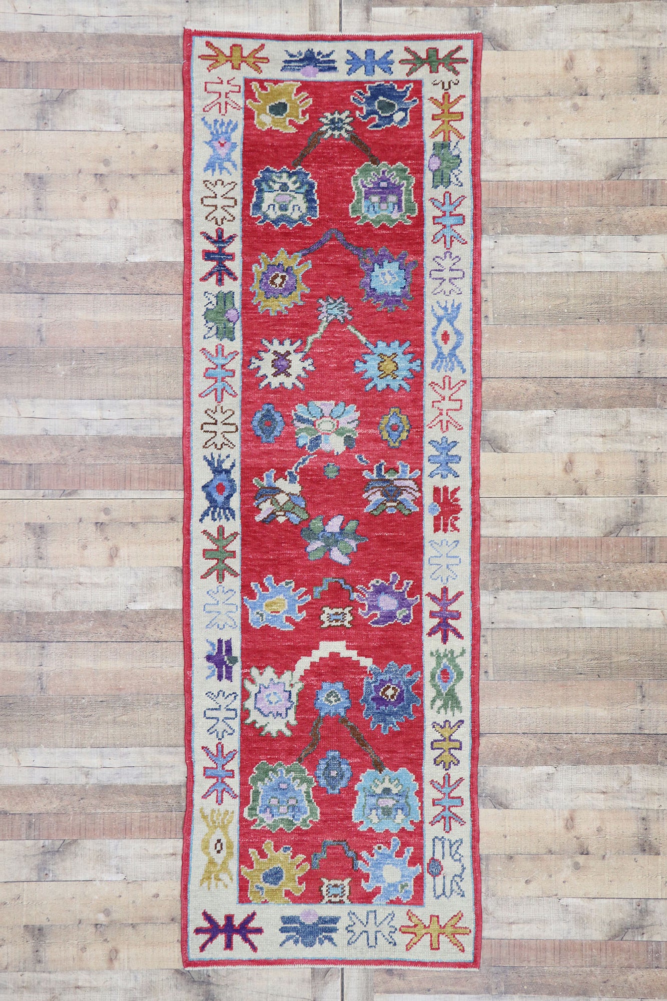 3 x 9 Turkish Oushak Runner 53464