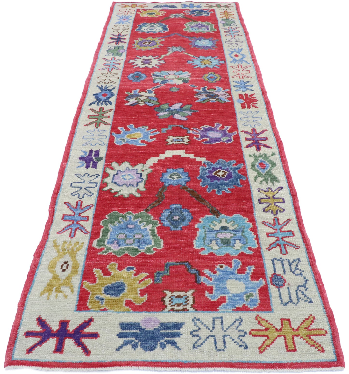 3 x 9 Turkish Oushak Runner 53464
