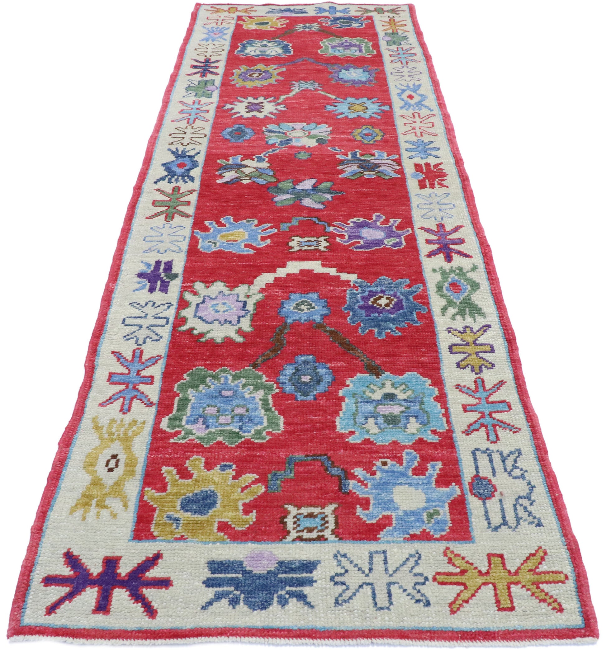 3 x 9 Turkish Oushak Runner 53464