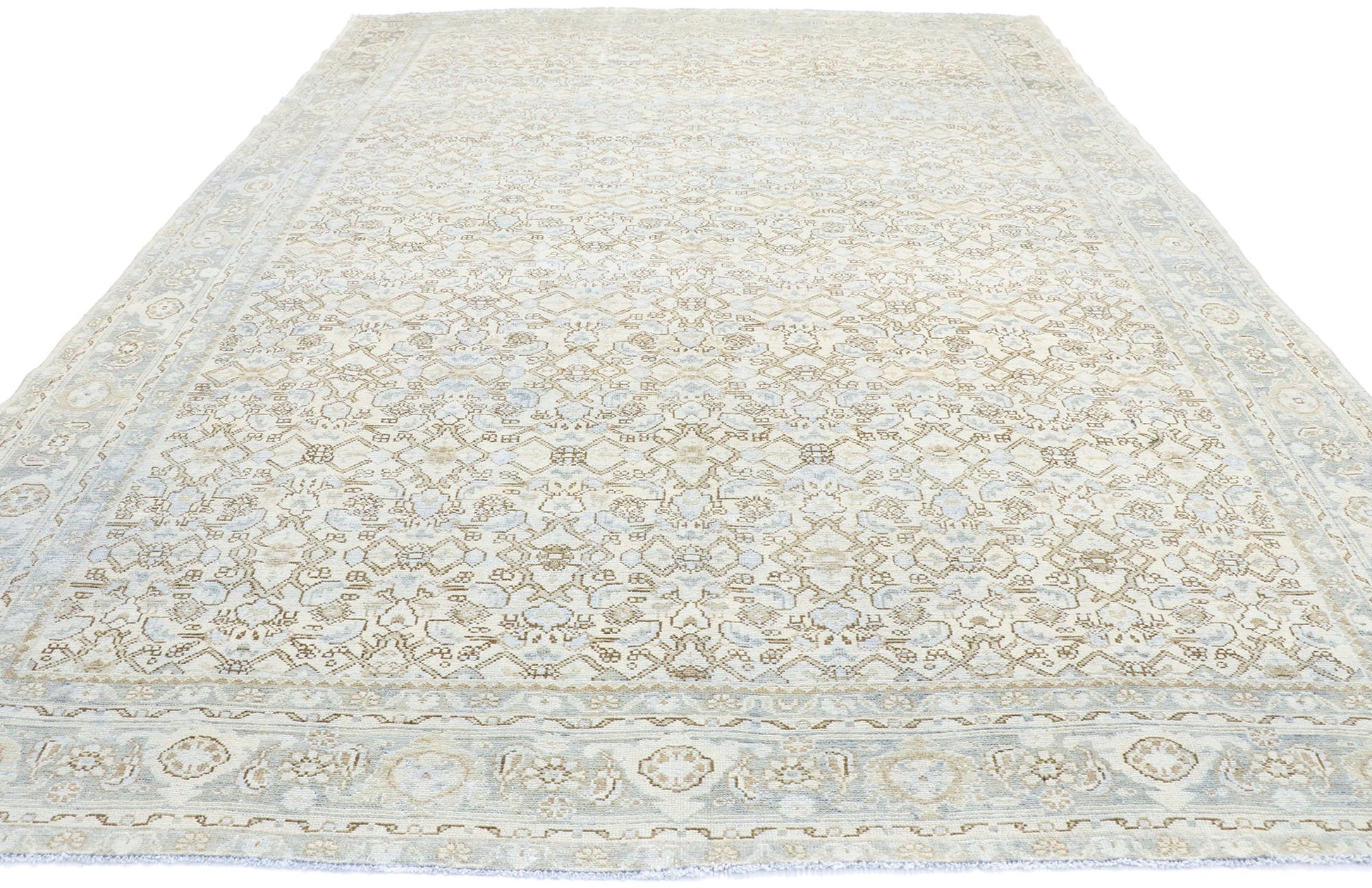 9 x 12 Vintage Persian Mahal Rug 53466