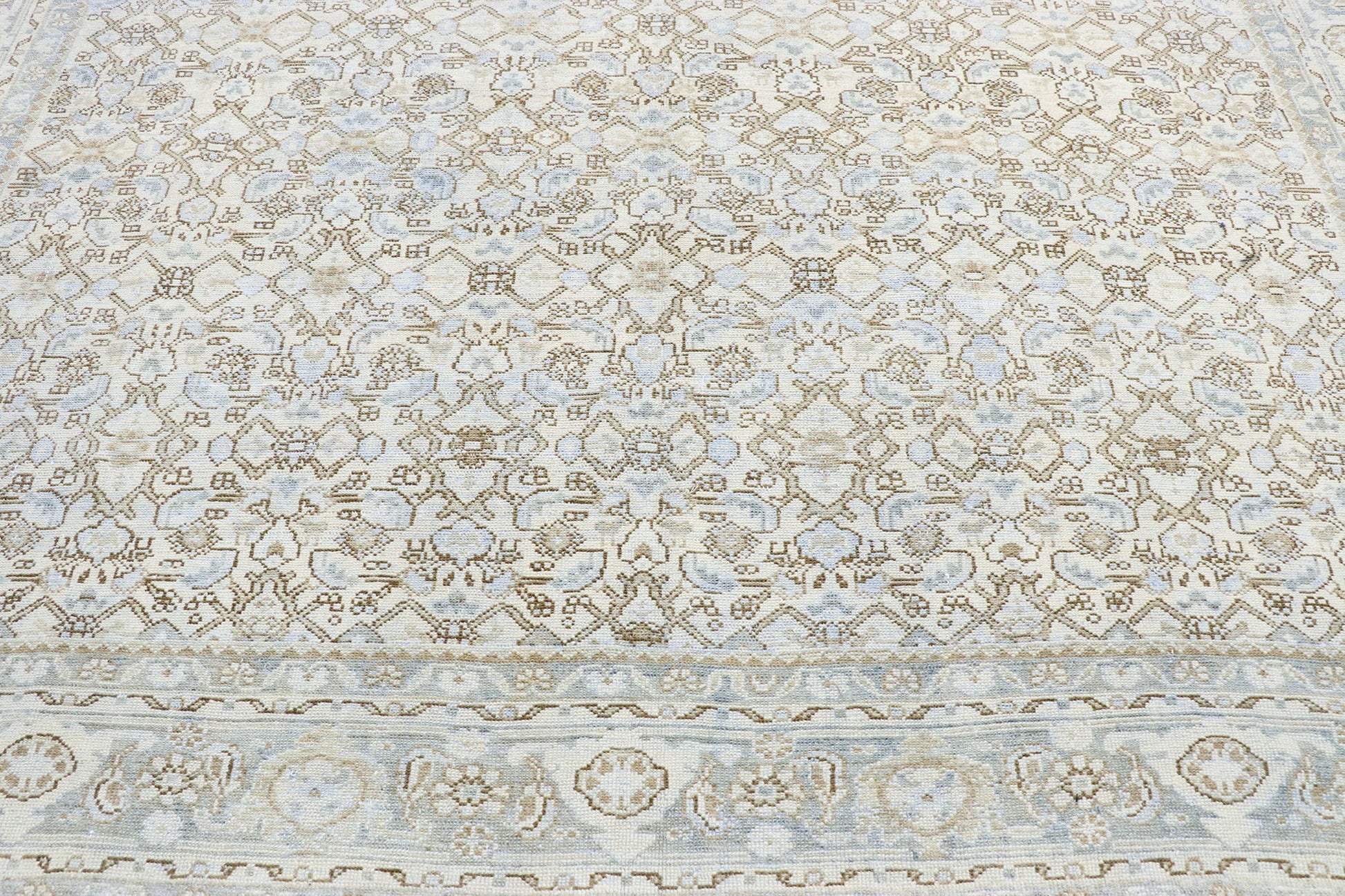 9 x 12 Vintage Persian Mahal Rug 53466