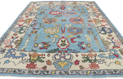 8 x 11 Contemporary Turkish Oushak Rug 53458