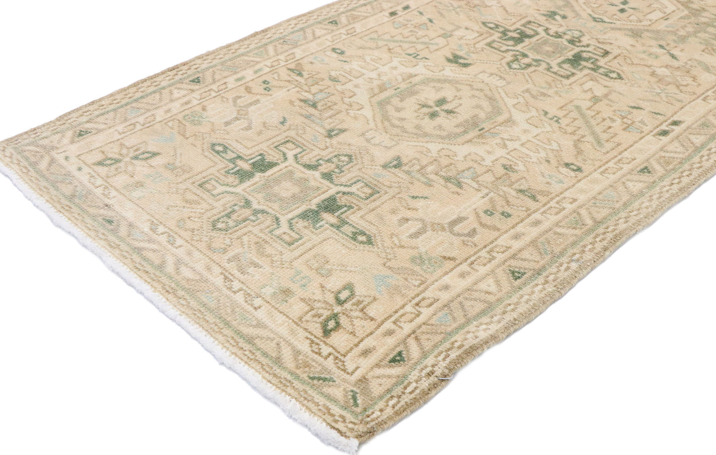 2 x 6 Vintage Persian Heriz Karaja Runner 53469
