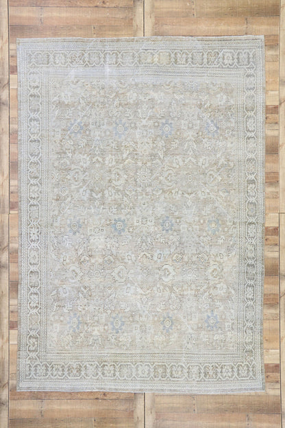 7 x 11 Vintage Persian Mahal Rug 53475