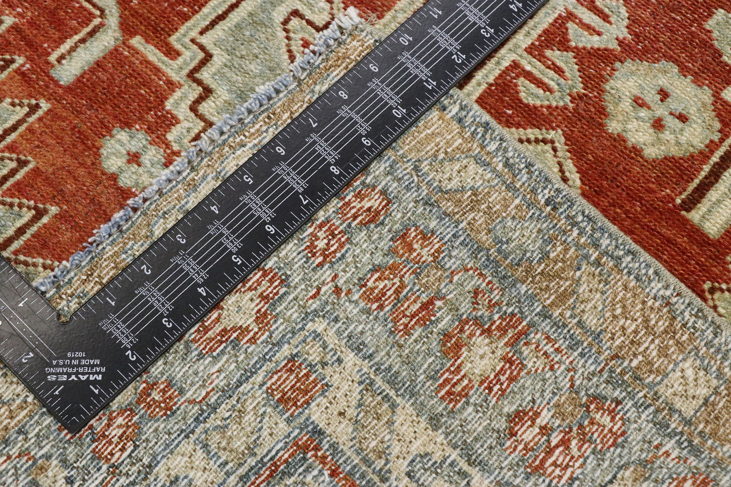 3 x 13 Vintage Persian Malayer Runner 53476