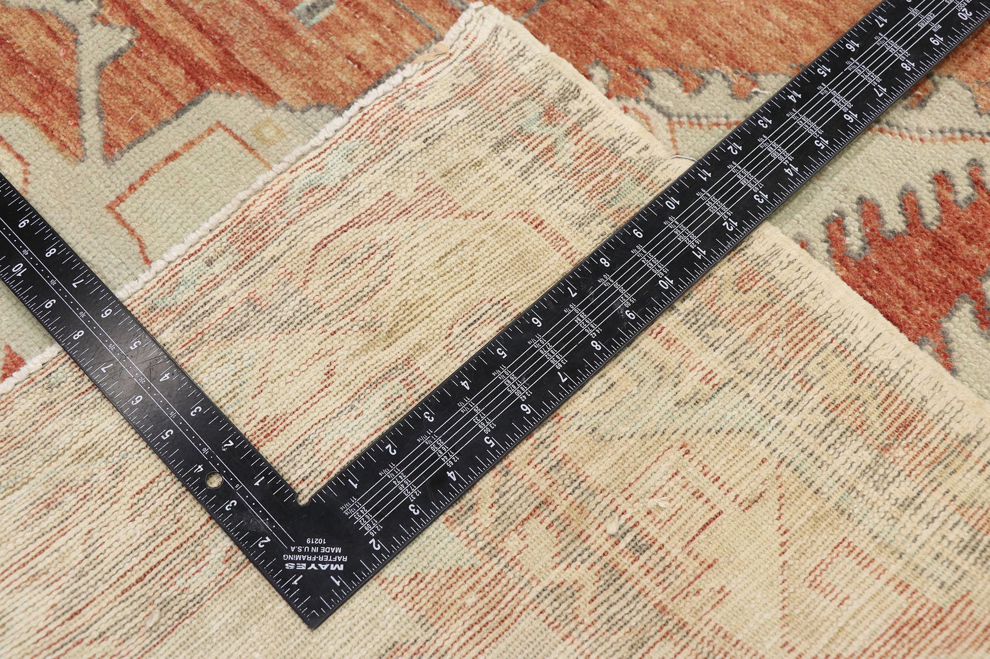 6 x 11 Vintage Turkish Oushak Gallery Rug 53480