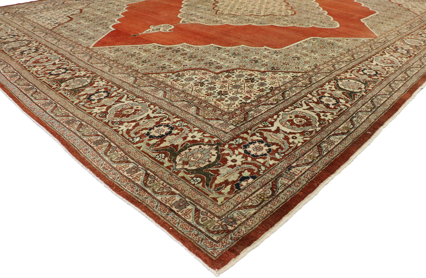 10 x 13 Haji Khalili Antique Persian Tabriz Rug 53482