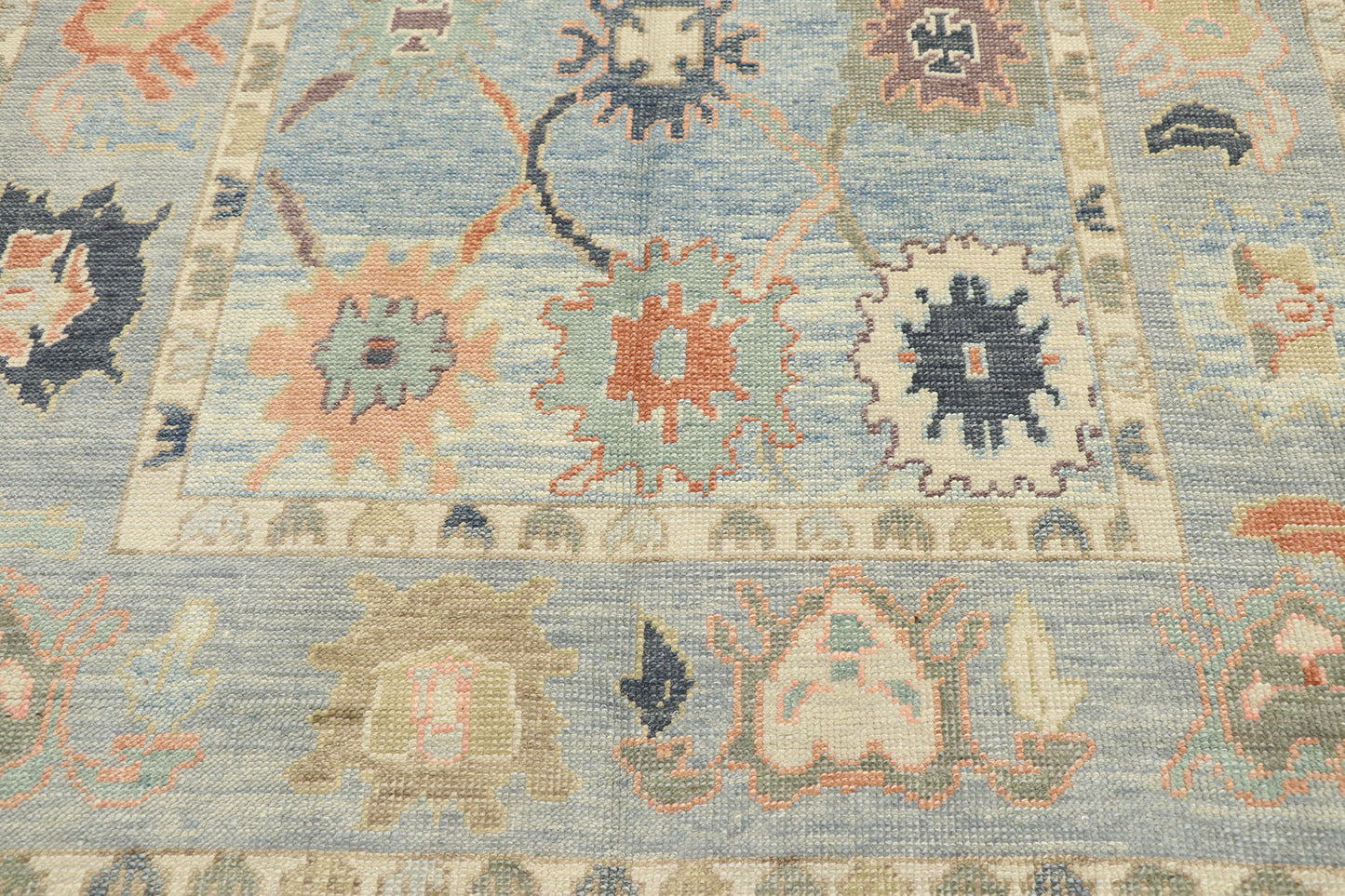 5 x 8 Colorful Turkish Oushak Rug 53486