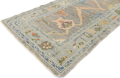 3 x 9 Contemporary Turkish Oushak Runner 53488