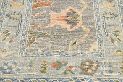 3 x 9 Contemporary Turkish Oushak Runner 53488