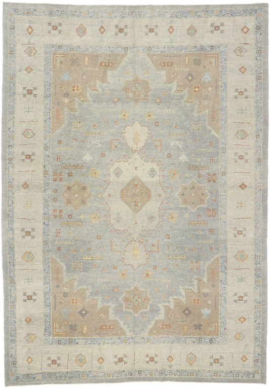 9 x 13 Turkish Oushak Rug 53490