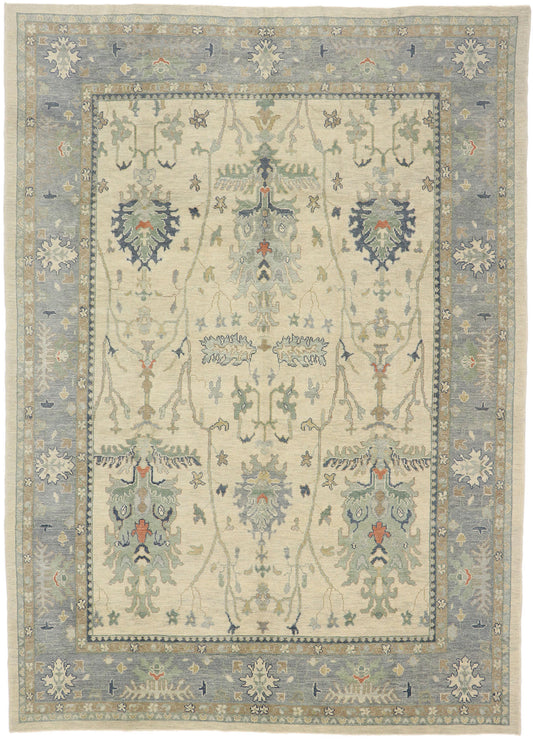 10 x 14 Turkish Oushak Rug 53492