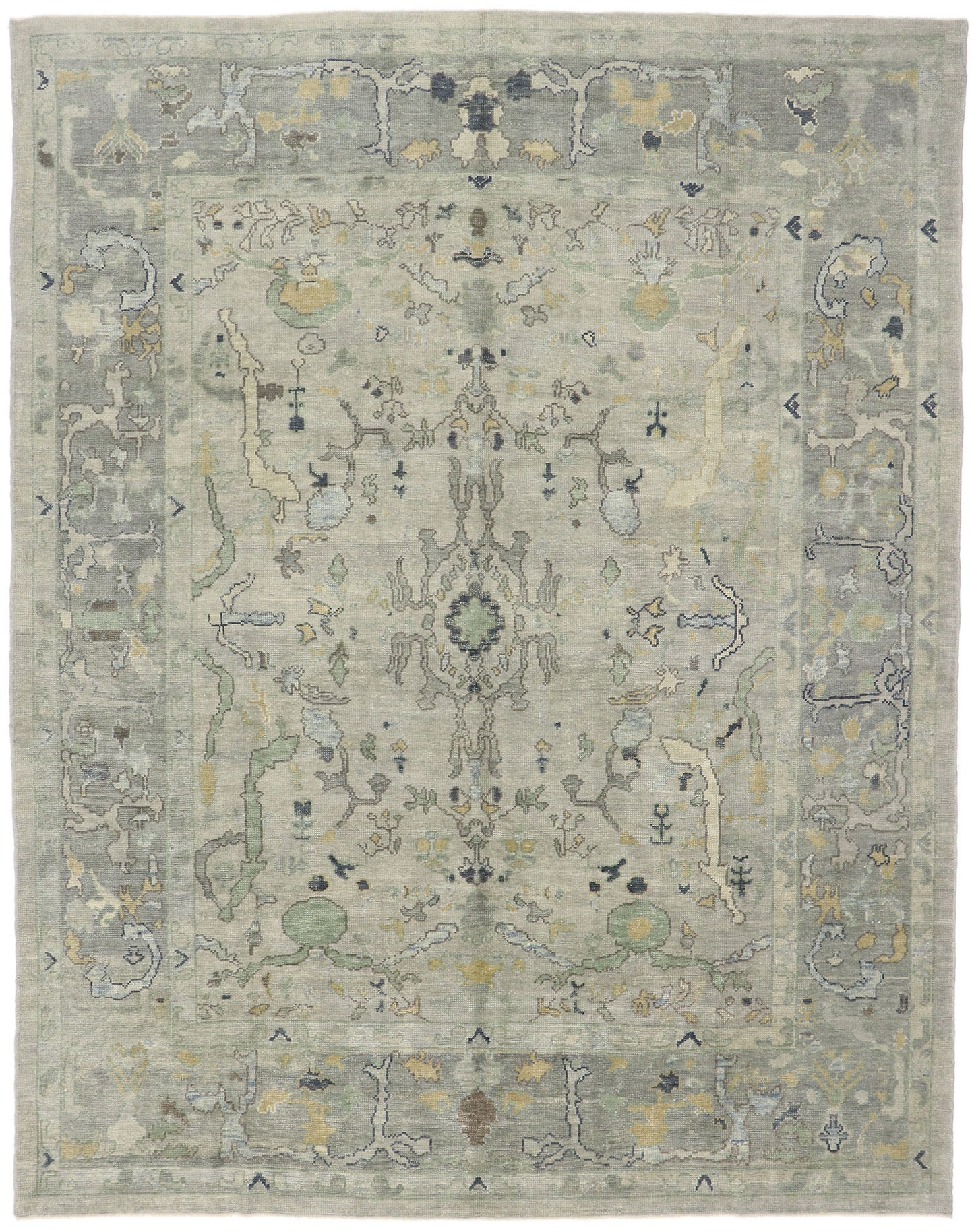 9 x 12 Turkish Oushak Rug 53494