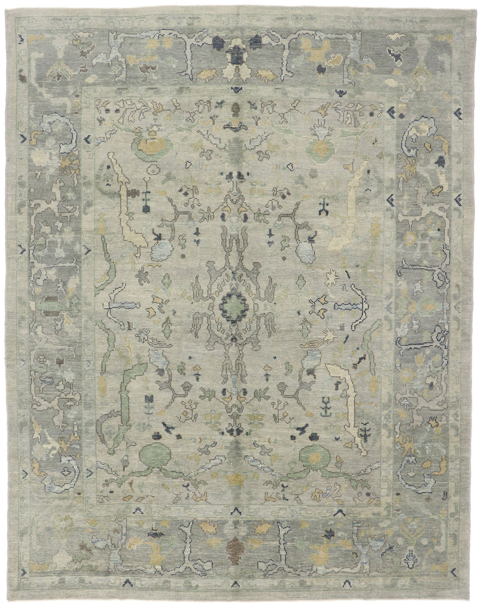 9 x 12 Turkish Oushak Rug 53494