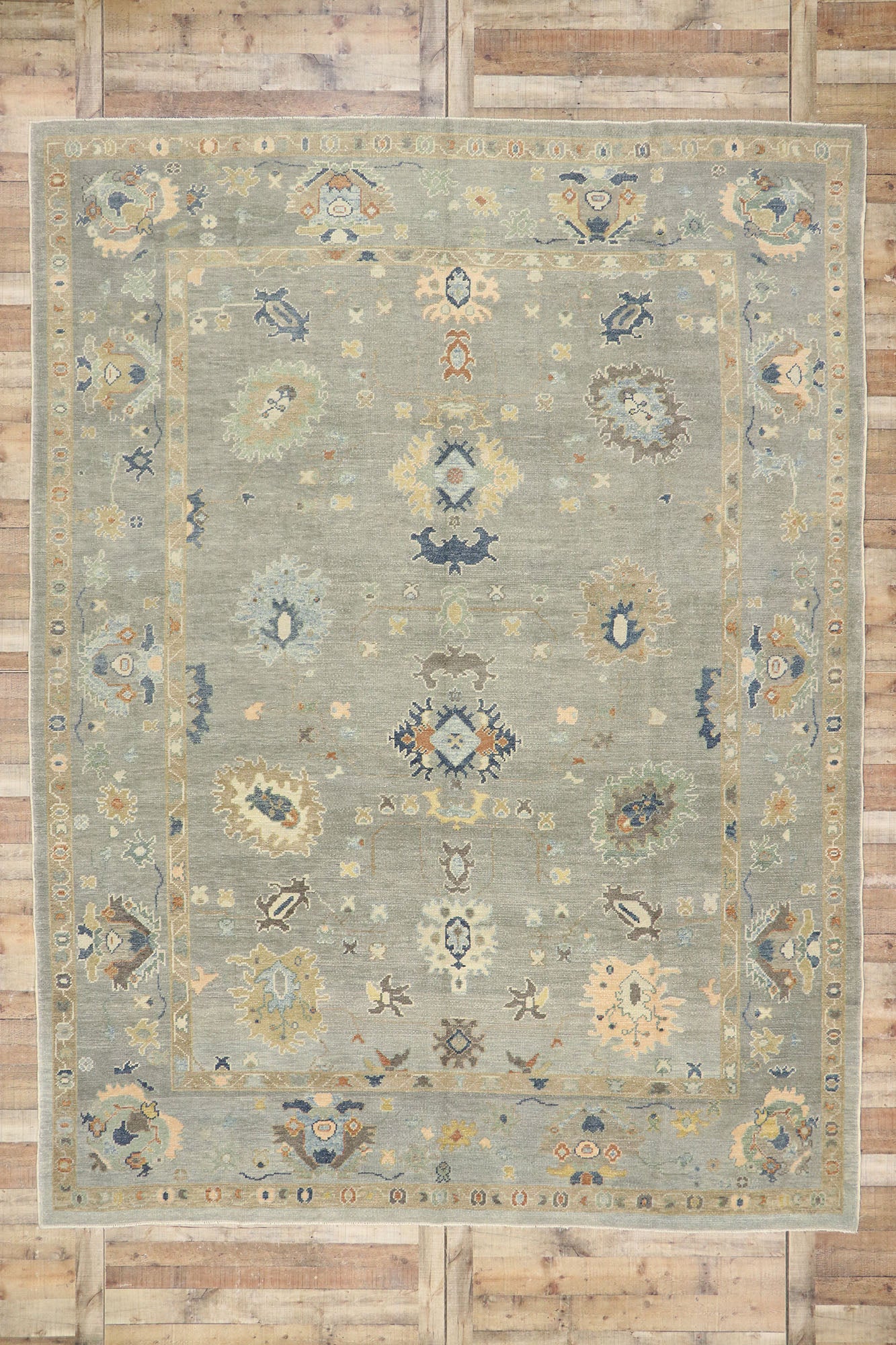 10 x 13 Turkish Oushak Rug 53495