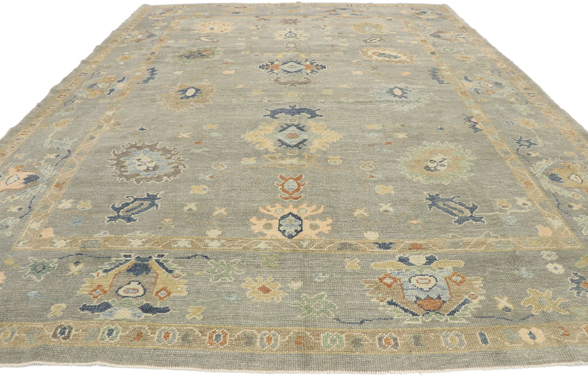 10 x 13 Turkish Oushak Rug 53495