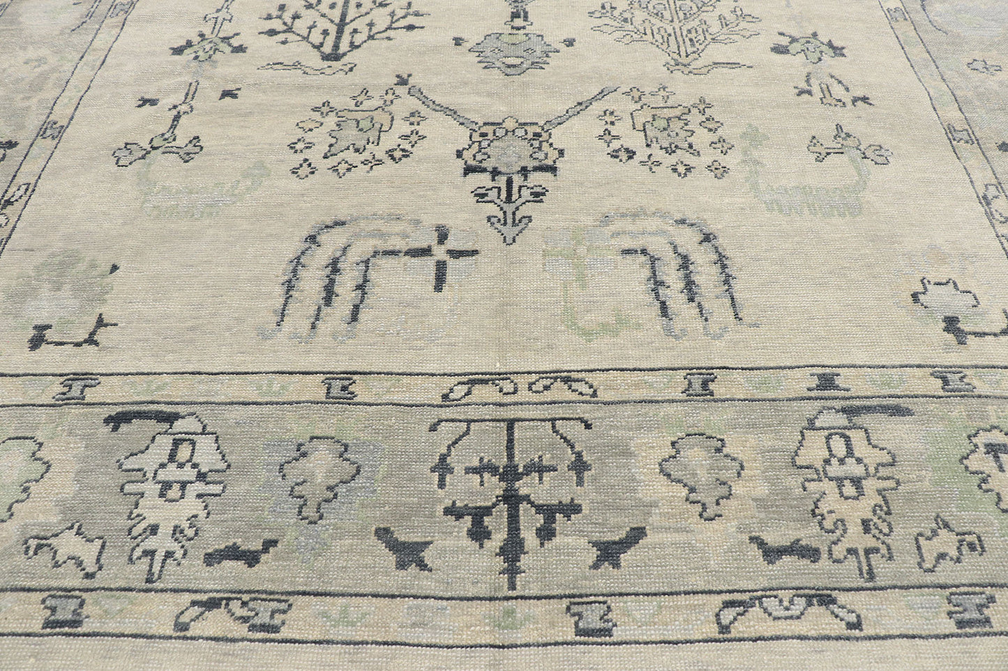 9 x 12 Contemporary Turkish Oushak Rug 53497