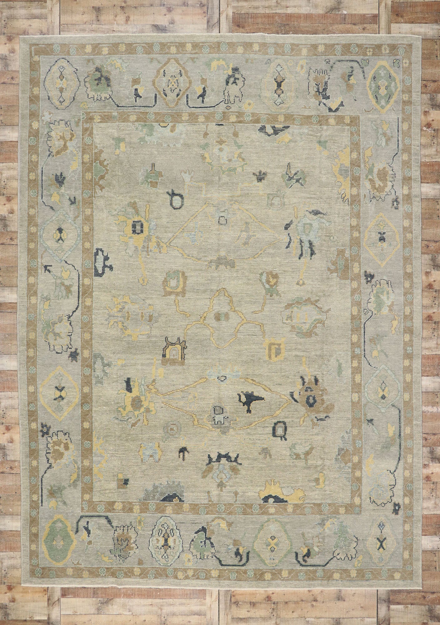 10 x 14 Turkish Oushak Rug 53498