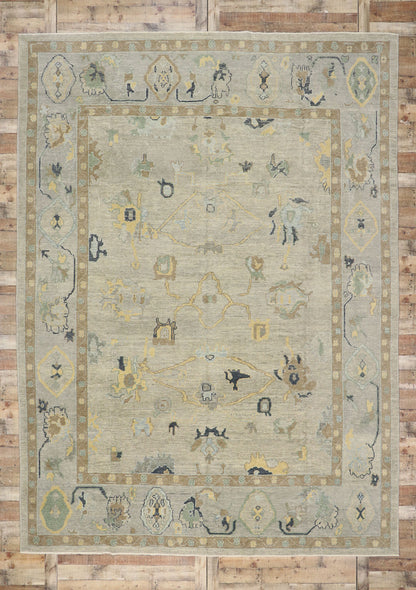 10 x 14 Turkish Oushak Rug 53498