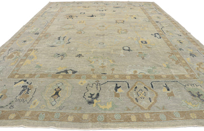 10 x 14 Turkish Oushak Rug 53498