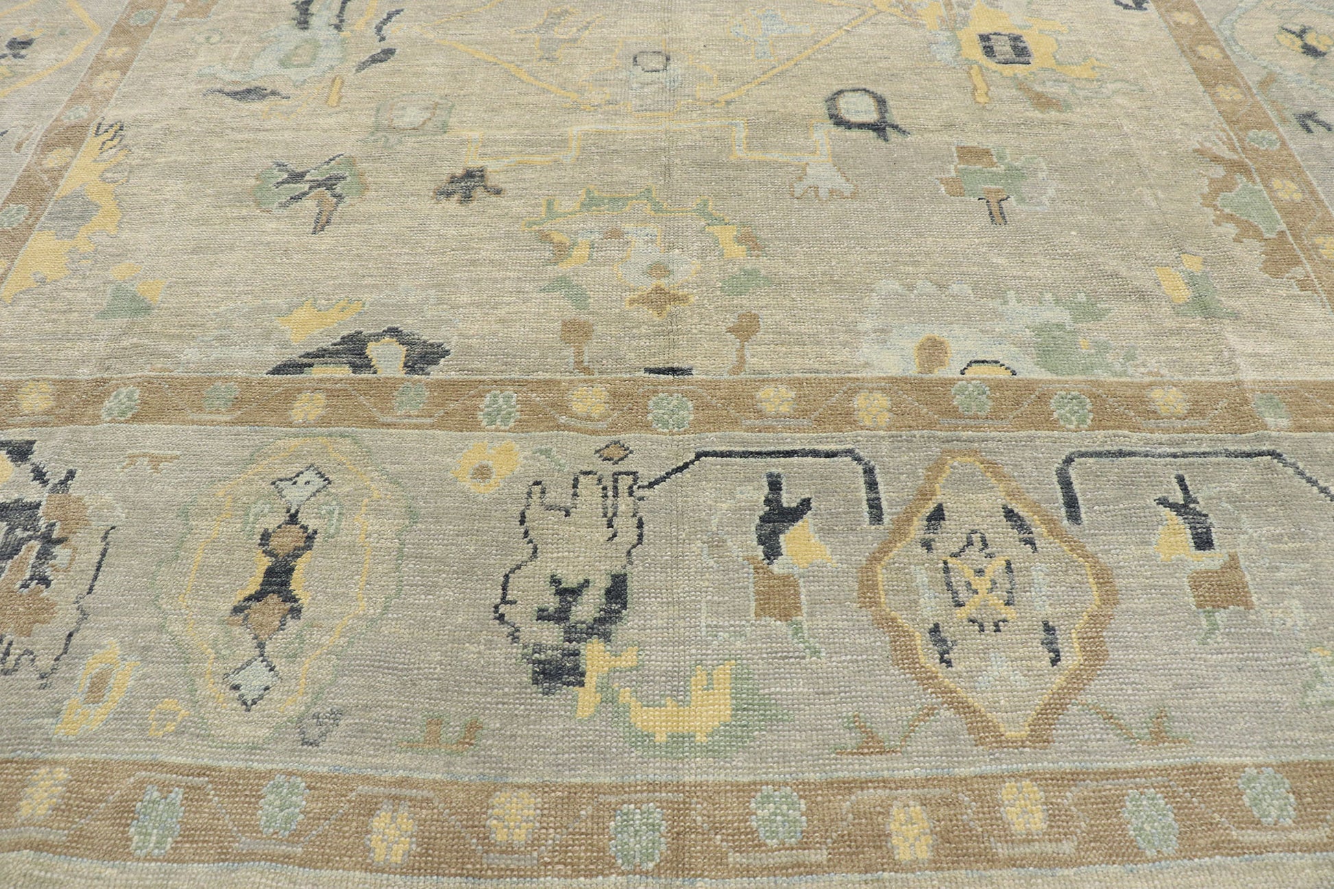 10 x 14 Turkish Oushak Rug 53498