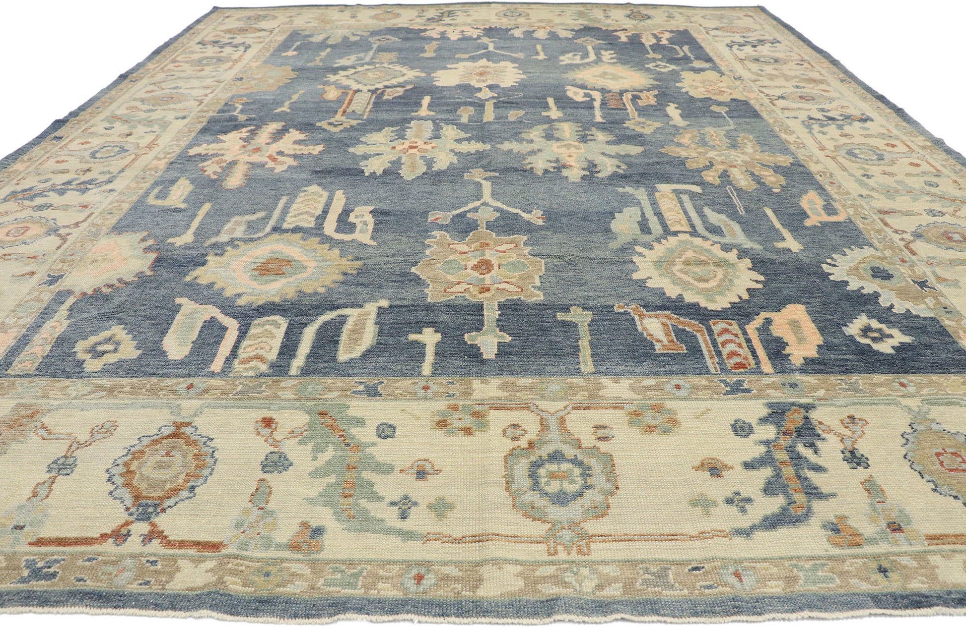 12 x 15 Contemporary Turkish Oushak Rug 53499