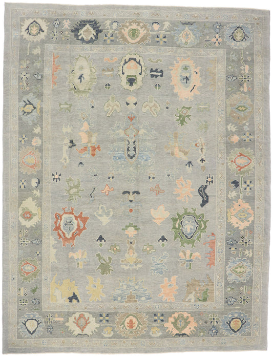 10 x 13 Turkish Oushak Rug 53500