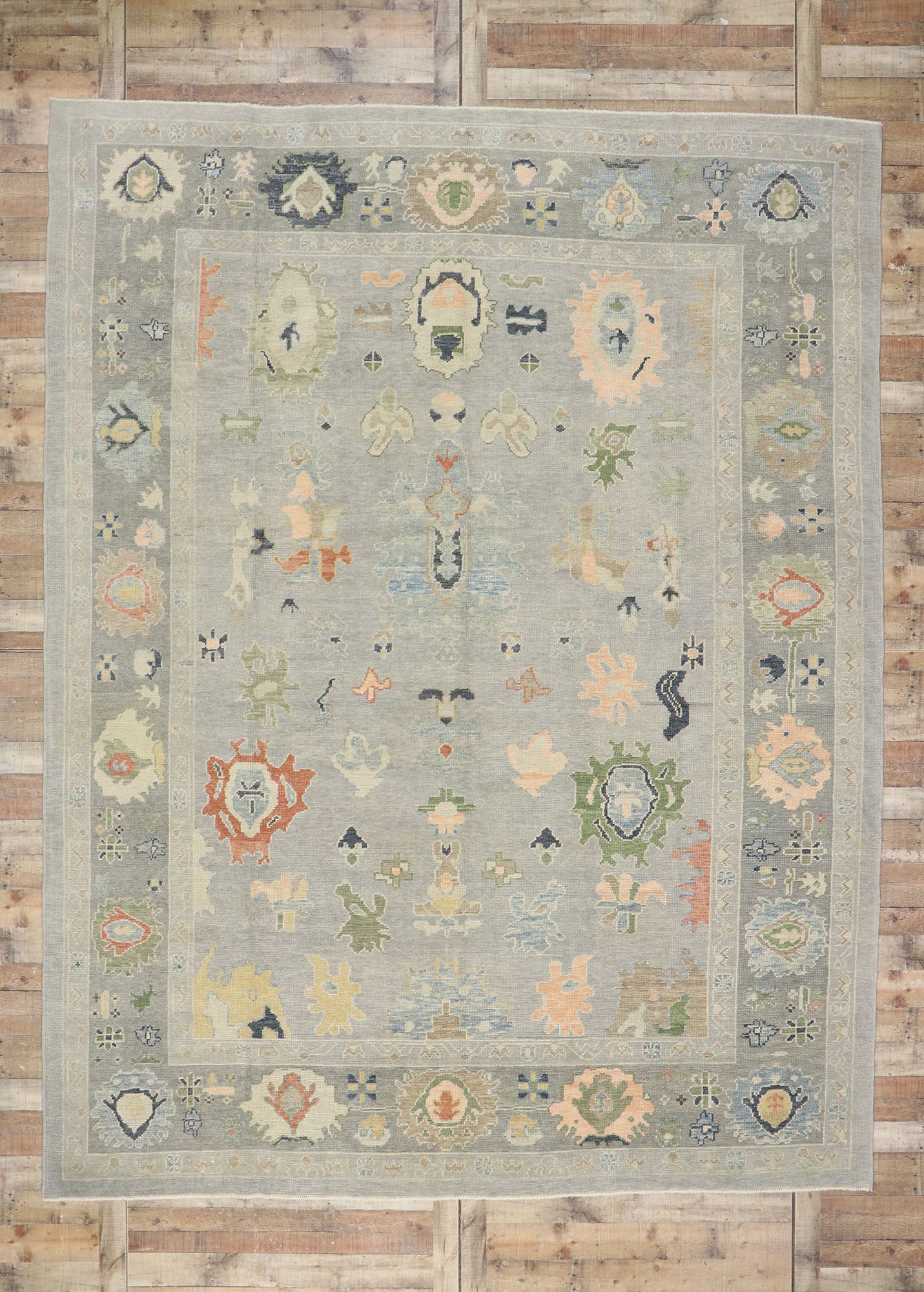 10 x 13 Turkish Oushak Rug 53500