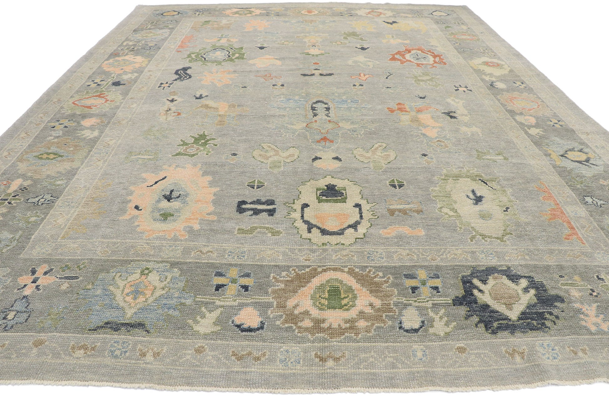10 x 13 Turkish Oushak Rug 53500