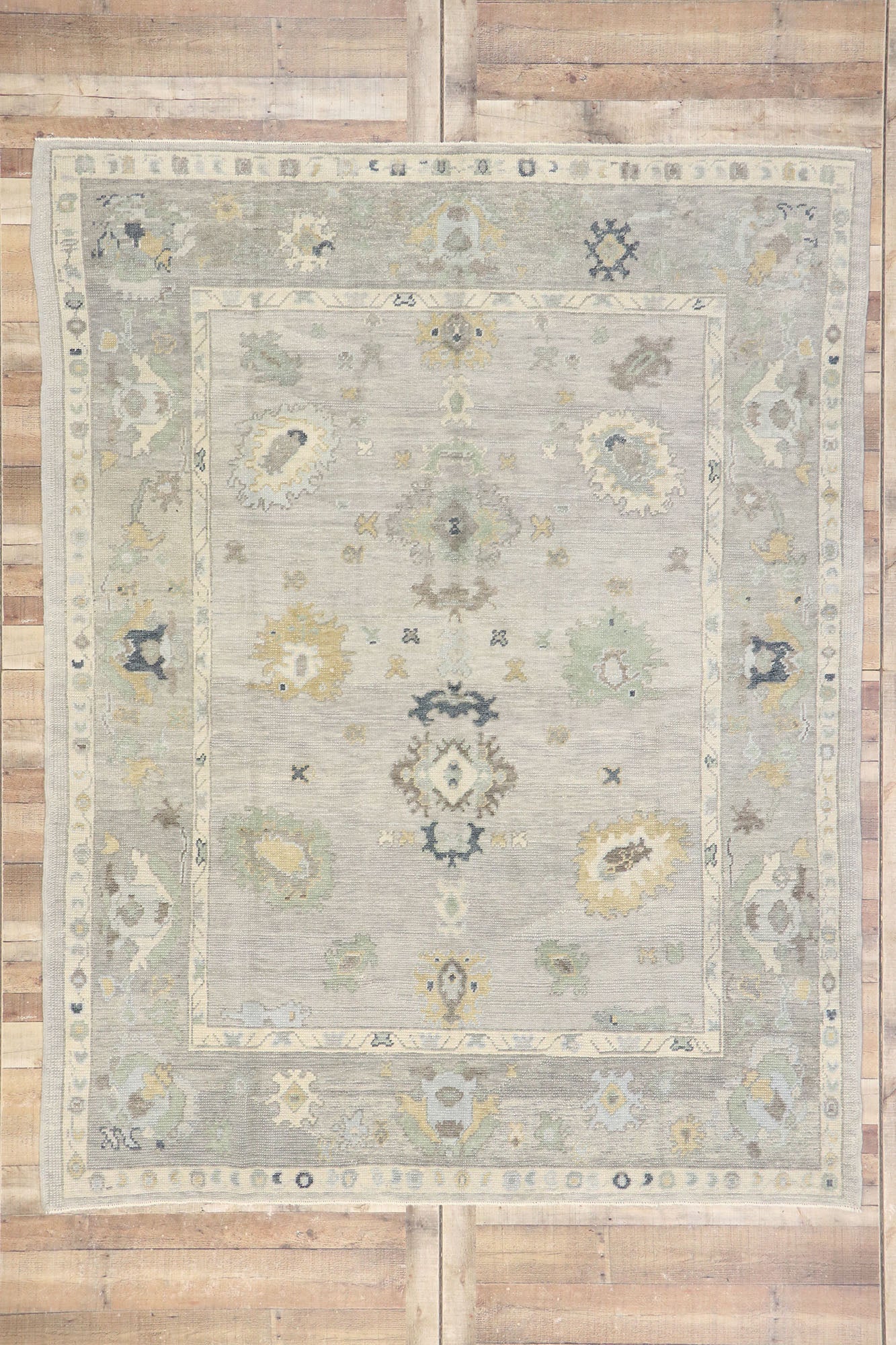 7 x 10 Turkish Oushak Rug 53502