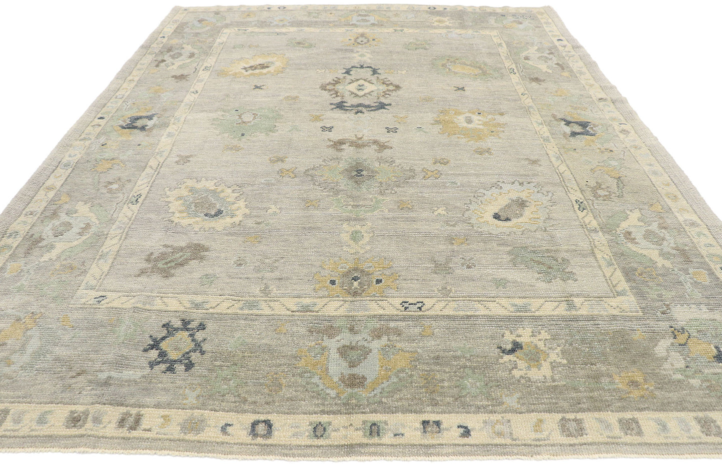7 x 10 Turkish Oushak Rug 53502