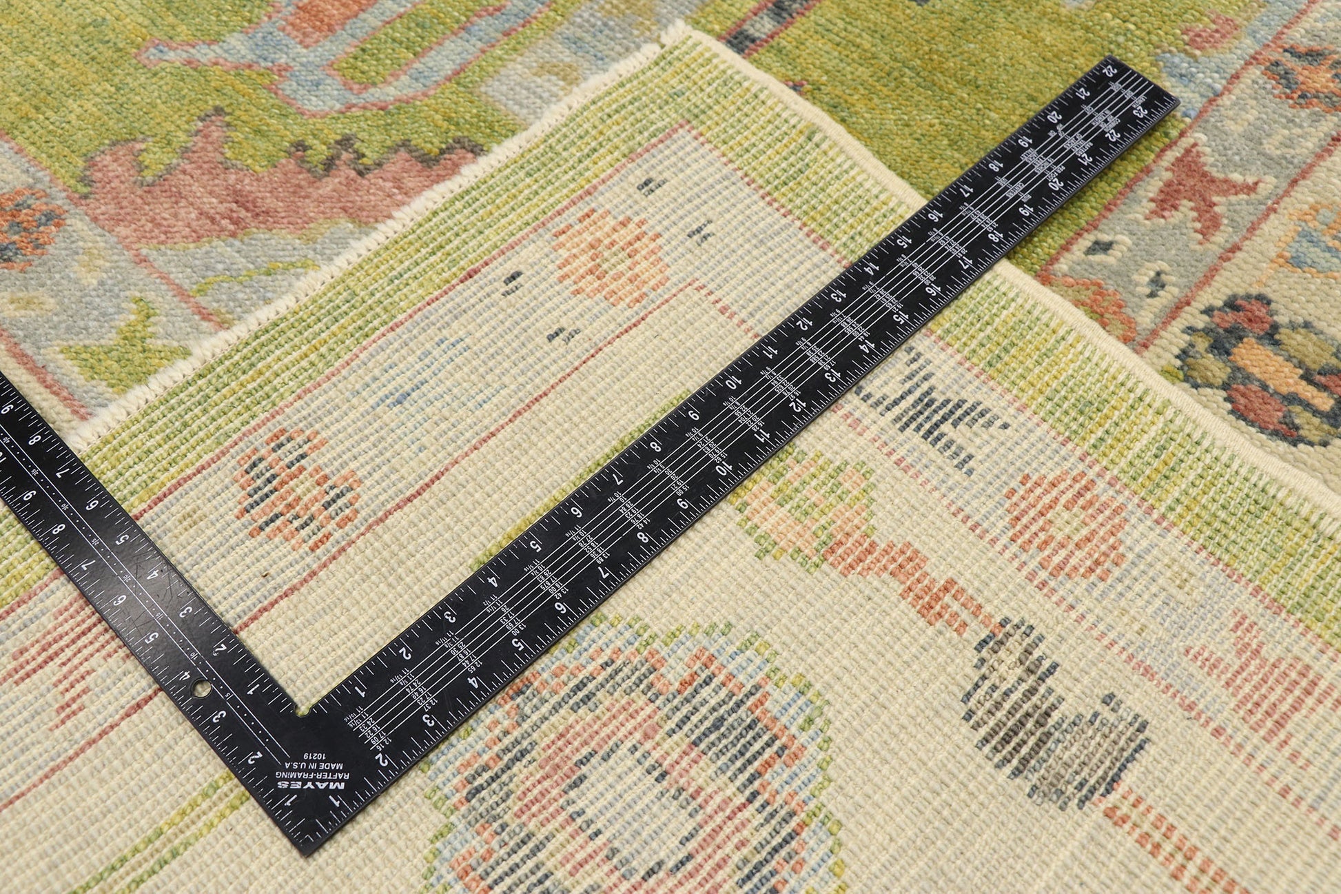 9 x 10 Contemporary Turkish Oushak Rug 53503