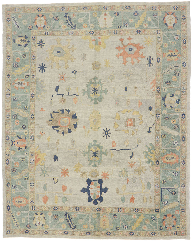 9 x 12 Turkish Oushak Rug 53504