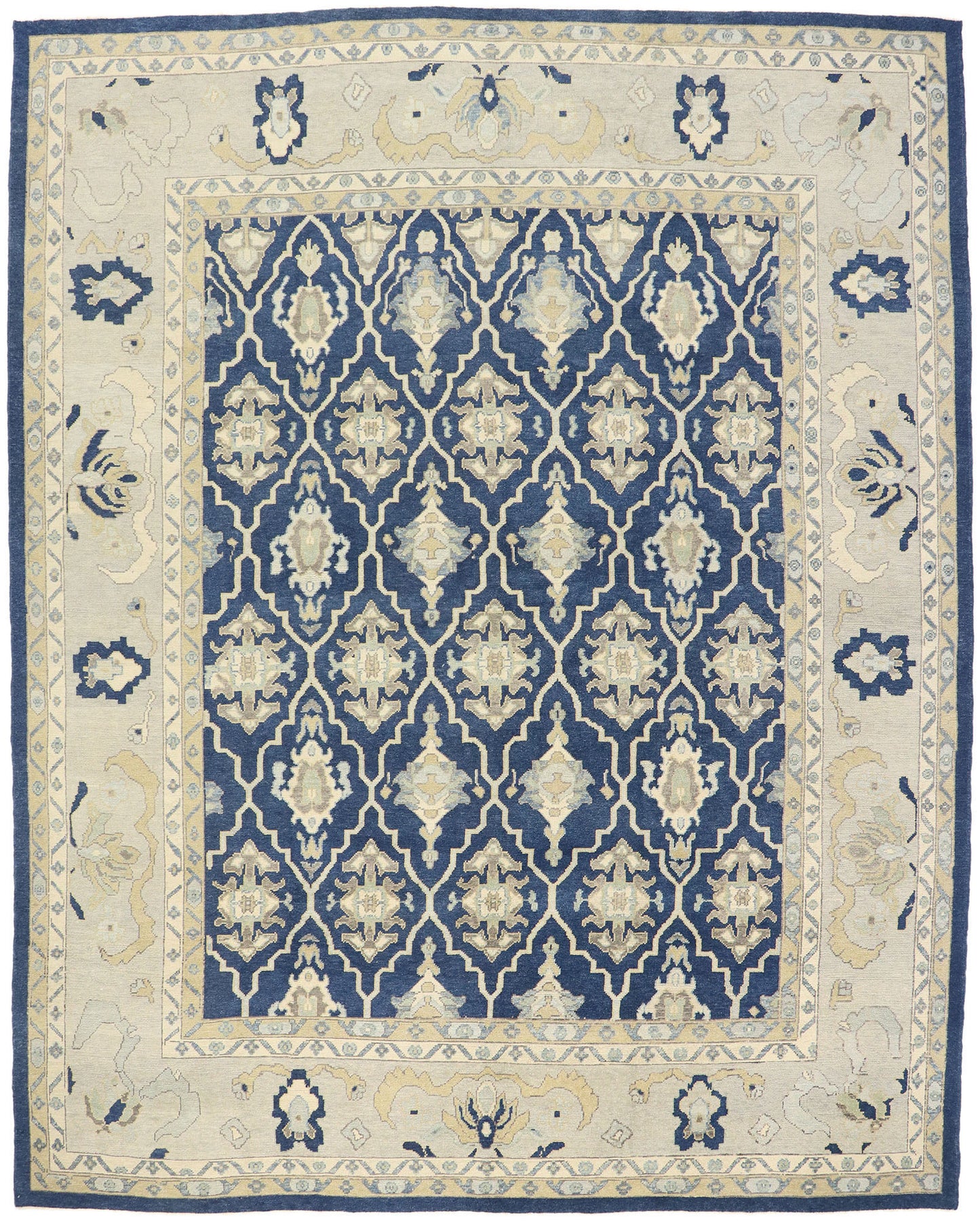 12 x 15 Contemporary Turkish Oushak Rug 53506