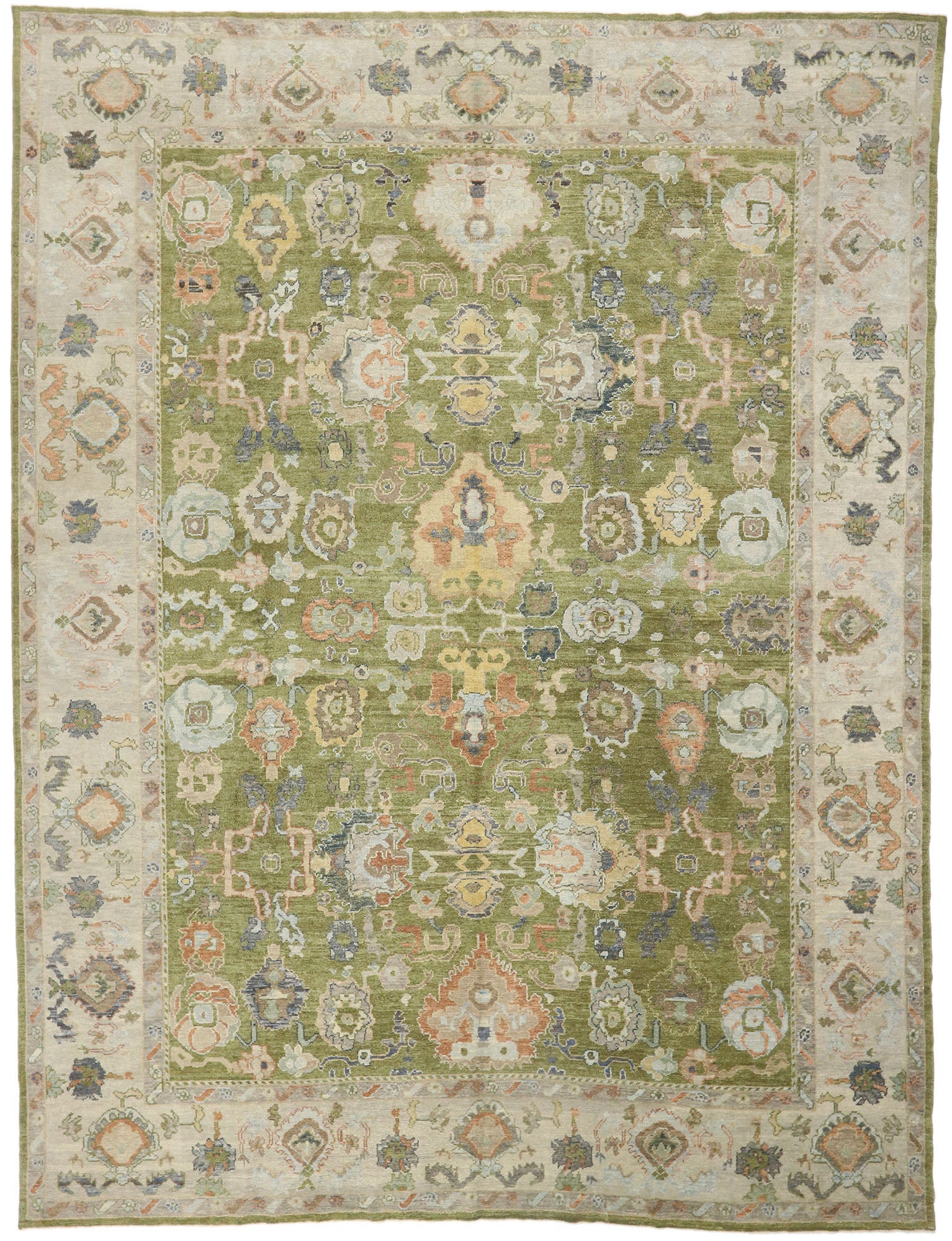 13 x 17 Contemporary Turkish Oushak Rug 53509
