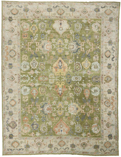 13 x 17 Contemporary Turkish Oushak Rug 53509