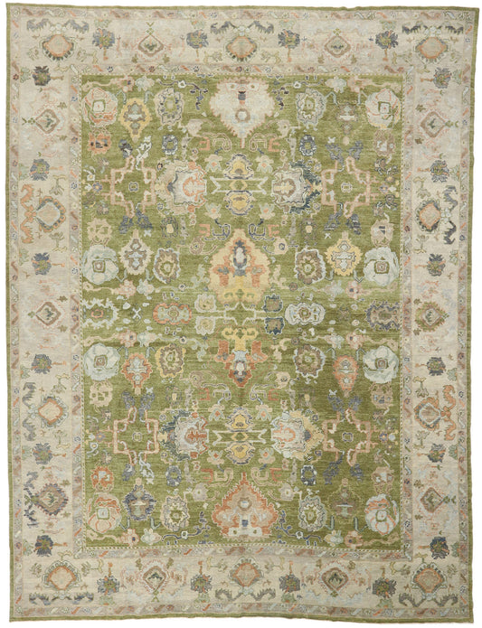 13 x 17 Contemporary Turkish Oushak Rug 53509