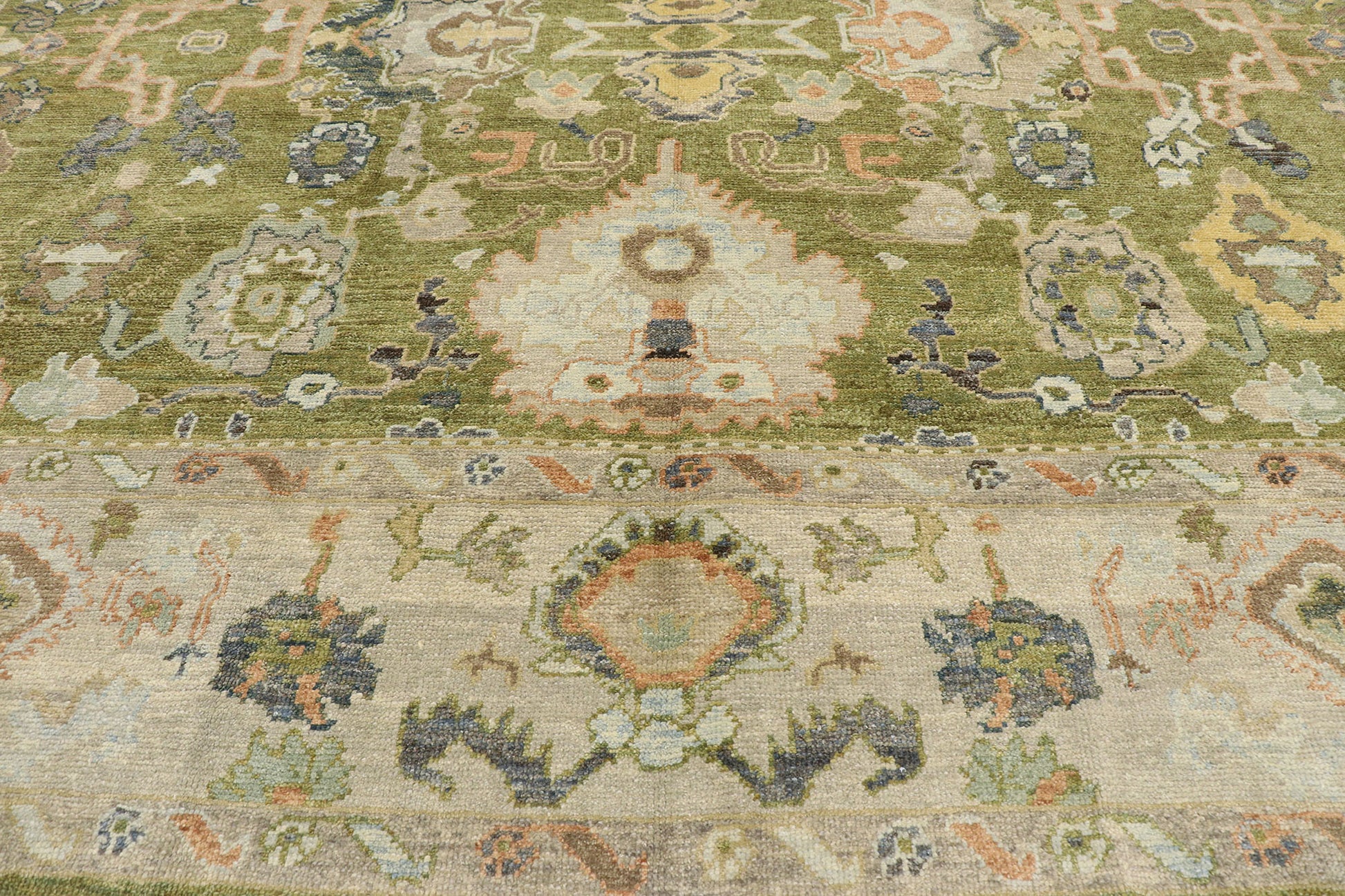 13 x 17 Contemporary Turkish Oushak Rug 53509