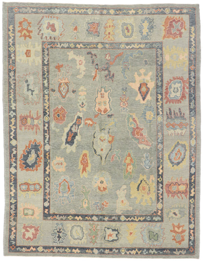 8 x 10 Contemporary Turkish Oushak Rug 53511